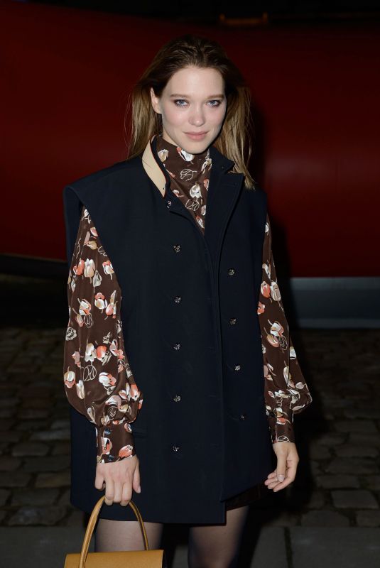 LEA SEYDOUX at Louis Vuitton at Paris Fashion Week 03/05/2019