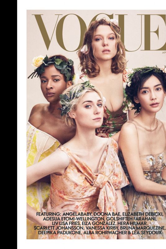LEA SEYDOUX, ELIZABETH DEBICKI, ADESUA ETOMI-WELLINGTON and ANGELBABY in Vogue, April 2019