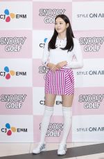LEE DA-HEE at Snoopy Golf Wear Photocall in Seoul 02/28/2019