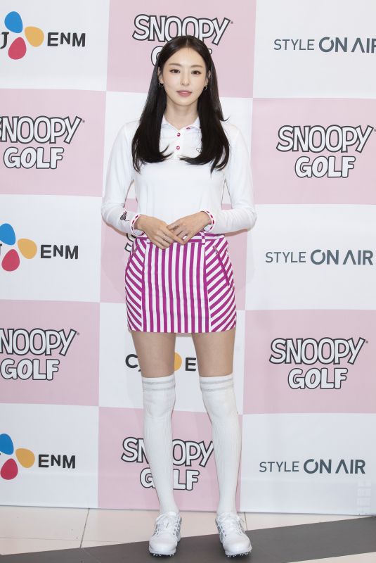 LEE DA-HEE at Snoopy Golf Wear Photocall in Seoul 02/28/2019