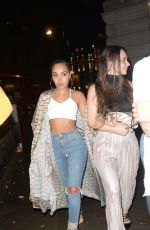 LEIGH-ANNE PINNOCK Arrives at Reign Night Club in London 03/16/2019