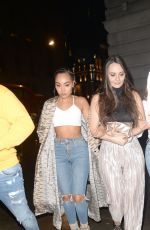 LEIGH-ANNE PINNOCK Arrives at Reign Night Club in London 03/16/2019