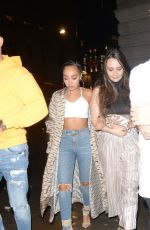 LEIGH-ANNE PINNOCK Arrives at Reign Night Club in London 03/16/2019