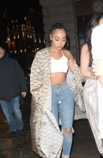 LEIGH-ANNE PINNOCK Arrives at Reign Nightclub in London 03/16/2019