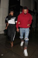LEIGH-ANNE PINNOCK Night Out in London 03/14/2019