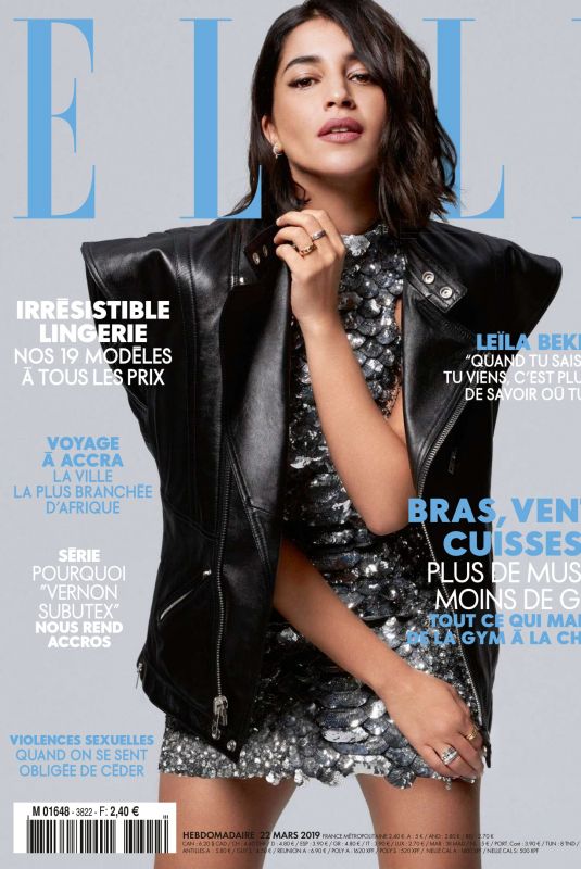 LEILA BEKHTIN in Elle Magazine, France March 2019