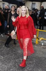 LILI REINHART at Valentino Show at Paris Fashion Week 03/02/2019