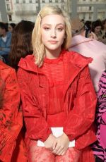 LILI REINHART at Valentino Show at Paris Fashion Week 03/02/2019