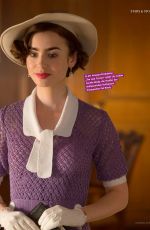 LILY COLLINS in Moments Magazine, April 2019