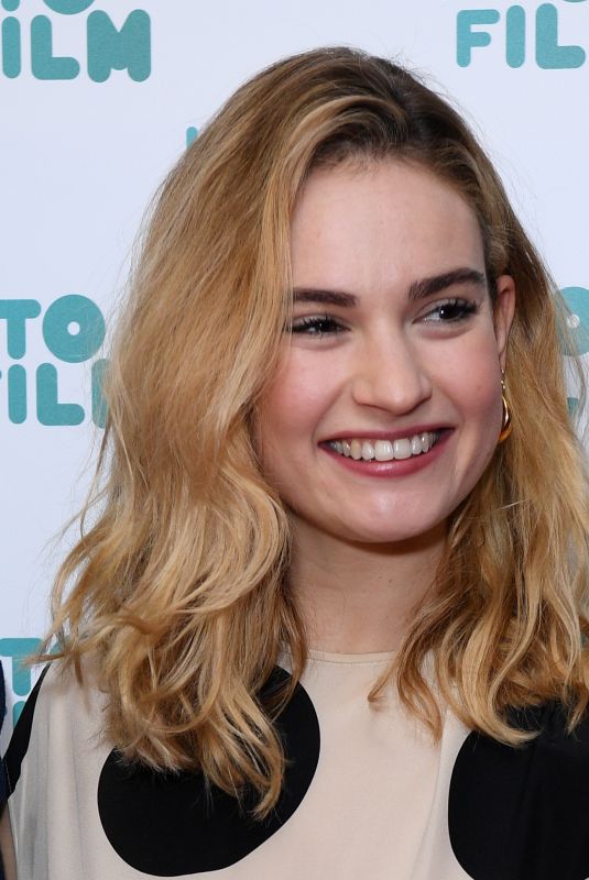 LILY JAMES at Into Film Awards 2019 in London 03/04/2019