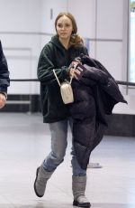 LILY-ROSE DEPP at Airport in Montreal 03/12/2019