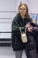 LILY-ROSE DEPP at Airport in Montreal 03/12/2019