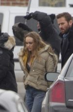 LILY-ROSE DEPP on the Set of Dreamland in Montreal 03/15/2019