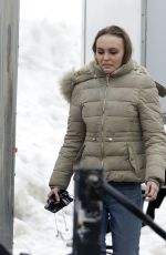 LILY-ROSE DEPP on the Set of Dreamland in Montreal 03/15/2019