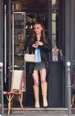LILY-ROSE DEPP Out for Lunch in Paris 03/26/2019