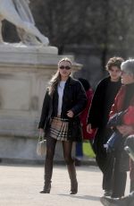 LILY-ROSE DEPP Out with Her Brother in Paris 03/29/2019