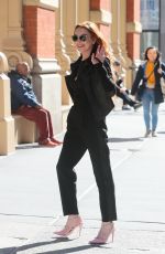 LINDSAY LOHAN Out and About in New York 03/26/2019