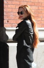 LINDSAY LOHAN Out and About in New York 03/26/2019