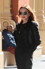 LINDSAY LOHAN Out and About in New York 03/26/2019