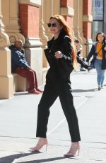 LINDSAY LOHAN Out and About in New York 03/26/2019