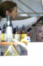 LOTTIE MOSS at a Hair Salon in West Hollywood 03/12/2019