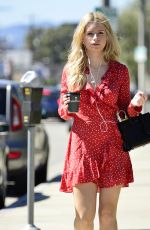 LOTTIE MOSS at a Hair Salon in West Hollywood 03/12/2019