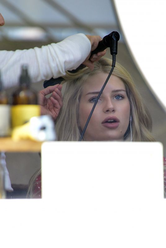 LOTTIE MOSS at a Hair Salon in West Hollywood 03/12/2019