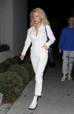 LOTTIE MOSS at Gracias Madre in West Hollywood 03/18/2019