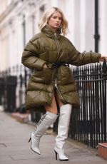 LOTTIE MOSS Out and About in London 03/07/2019