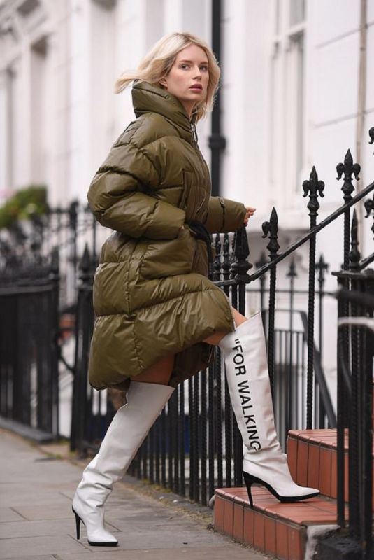 LOTTIE MOSS Out and About in London 03/07/2019