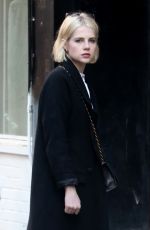 LUCY BOYNTON and Rami Malek Out in New York 03/11/2019
