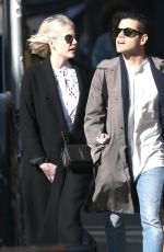 LUCY BOYNTON and Rami Malek Out in New York 03/11/2019