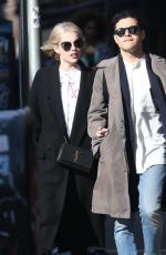 LUCY BOYNTON and Rami Malek Out in New York 03/11/2019