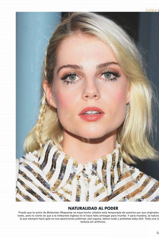 LUCY BOYNTON in Hola! Fashion Magazine, April 2019