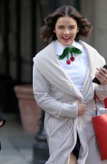 LUCY HALE Leaves Katy Keene Set in New York 03/20/2019