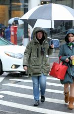 LUCY HALE on the Set of Katy Keene in New York 03/21/2019