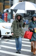 LUCY HALE on the Set of Katy Keene in New York 03/21/2019