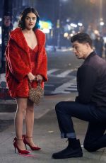 LUCY HALE on the Set of Katy Keene in New York 03/22/2019