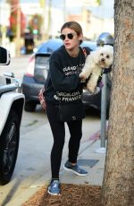 LUCY HALE Out and About in Studio City 03/09/2019