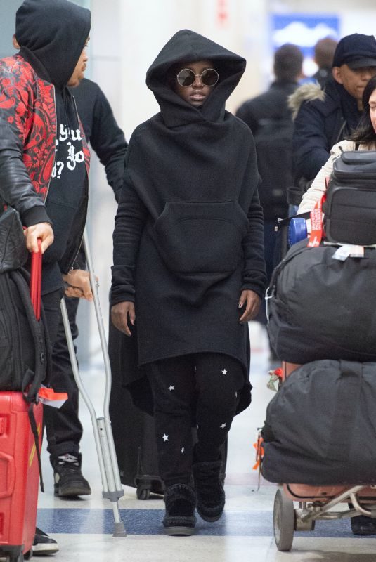 LUPITA NYONG’O at JFK Airport in New York 03/18/2019