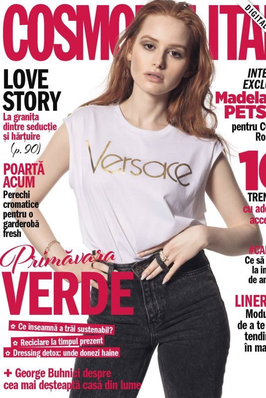 MADELAINE PETSCH in Cosmopolitan Magazine, Romania 2019