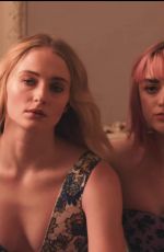 MAISIE WILLIAMS and SOPHIE TURNER in Rolling Stone Magazine, April 2019