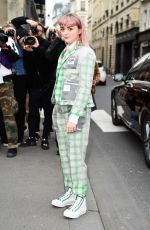 MAISIE WILLIAMS at Thom Browne Show at Paris Fashion Week 03/03/2019