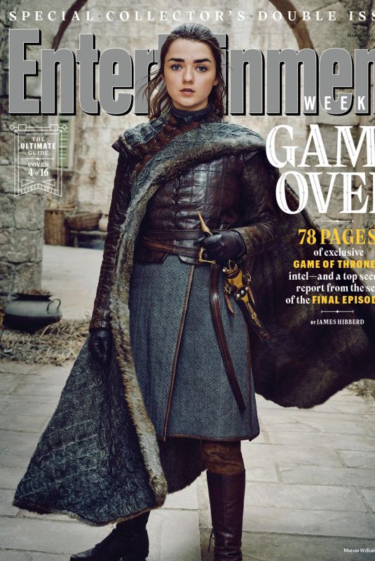 MAISIE WILLIAMS in Entertainment Weekly Magazine, March 2019