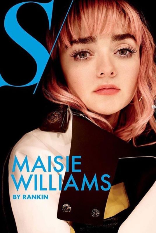 MAISIE WILLIAMS on the Cover of S Magazine, April 2019