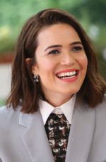 MANDY MOORE on the Set of Home & Family in Universal City 03/08/2019