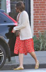MANDY MOORE Out for Dinner in Los Angeles 03/22/2019