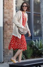 MANDY MOORE Out for Dinner in Los Angeles 03/22/2019