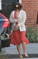 MANDY MOORE Out for Dinner in Los Angeles 03/22/2019