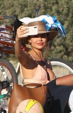 MARA TEIGEN in Bikini on the Beach in Los Angeles 03/18/2019